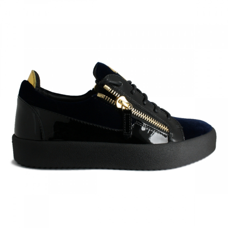 "FRANKIE" velvet sneakers - 