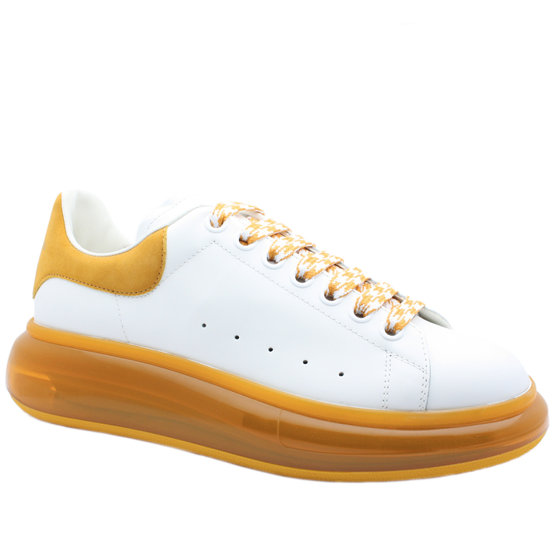 BASKETS AIR OVERSIZE BLANC / JAUNE 9538