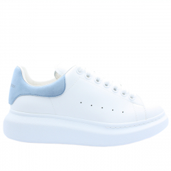 FEMME BASKETS OVERSIZE BLANC / BLEU PASTEL 9039