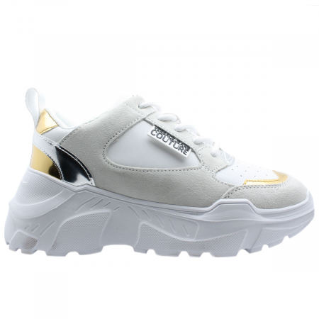 Runner "SPEED" blanc et or - 