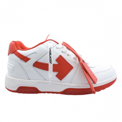 Sneakers "OOO" blanc / rouge