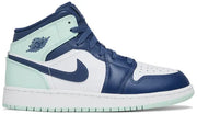 Nike Air Jordan 1 mid GS Blue mint