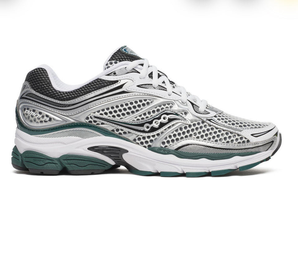 Saucony ProGrid Omni 9 – White / Pine Green